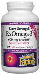 Natural Factors Rx Omega-3 600Mg EPA/DHA 60 softgelatin