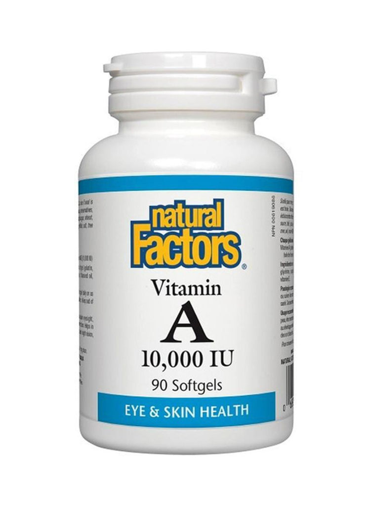 Natural Factors Vitamin A 10000Iu 90 softgelatine
