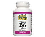 Natural Factors Vitamin B6 Pyridoxine 100Mg Tab 90s