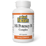 Natural Factors Hi Potency B Complex 50 Mg Capsules 90's