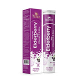 Sunshine Nutrition Elderberry Vit C & Zinc Sugar Free Effervescent Tablets 20'S