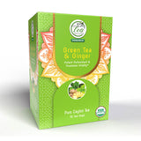Tea Connection Organic Green Tea & Ginger Tea Bags 16's