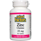 Natural Factors Zinc 25Mg 90 Tabs