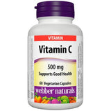 Webber Naturals Vitamin C 500Mg Caps 60s