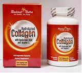 RADIANT NUTRA Hydrolyzed Collagen W/Hyaluronic Acid & Vit C Caps 120s
