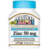 21St Century Chelated Zinc 50Mg 110s